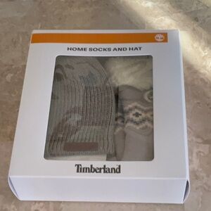 TIMBERLAND Fair Isle Lined Socks & Beanie